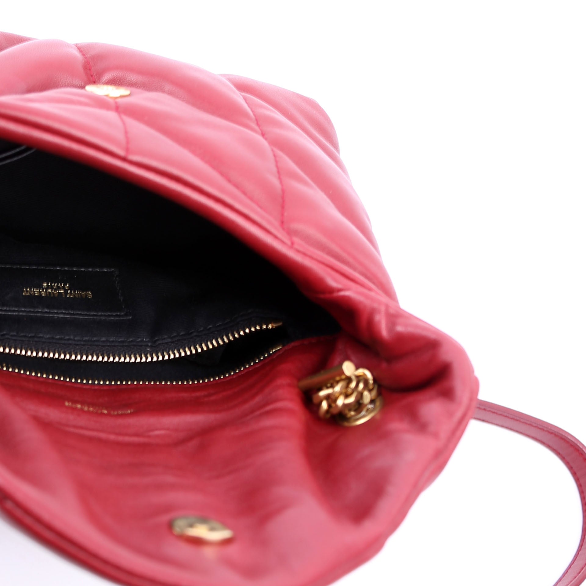 SAINT LAURENT Loulou Toy Puffer Burgundy 620333