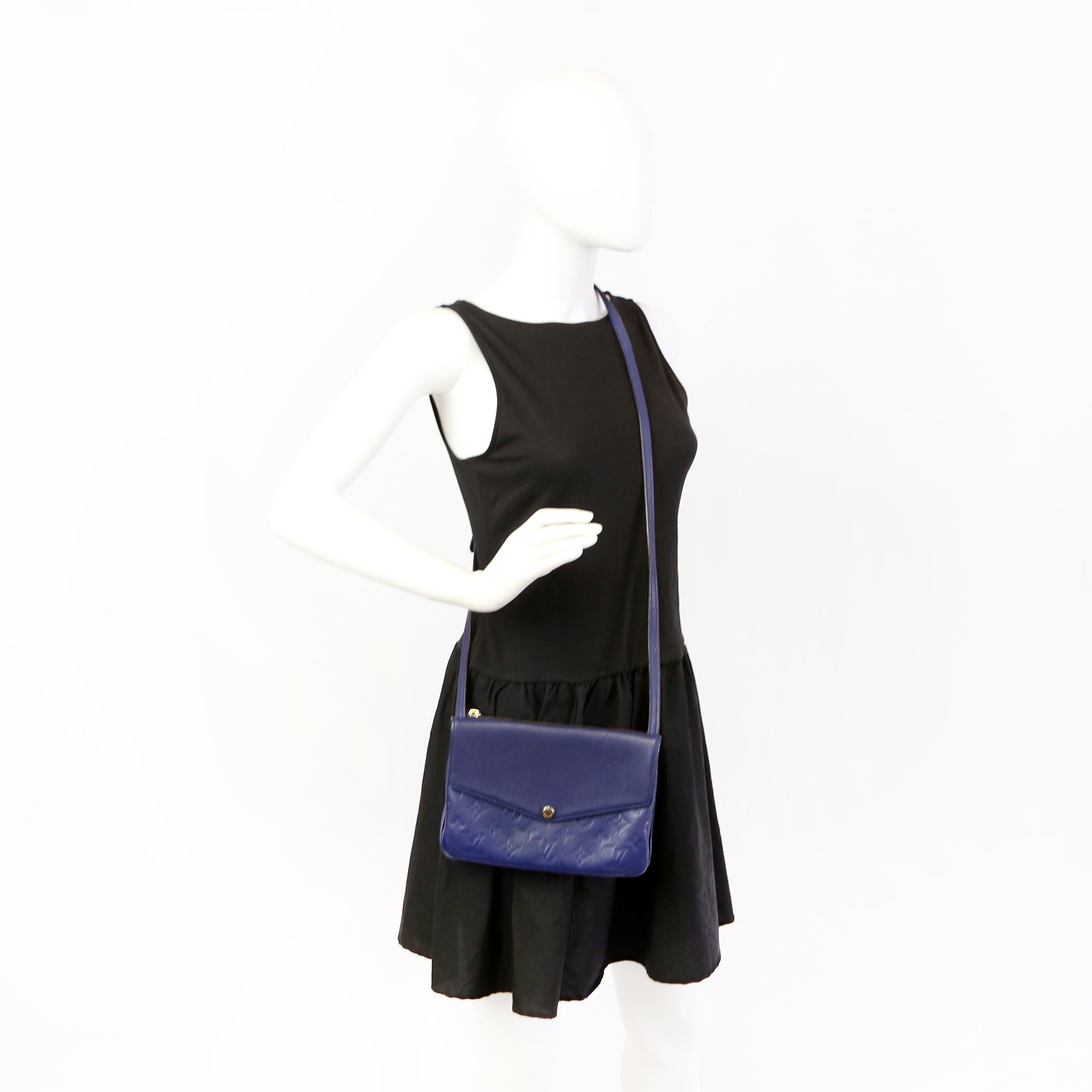 Twice Bag Empreinte Blue