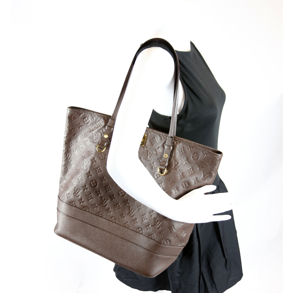 Citadine W/Pouch GM Empreinte Brown