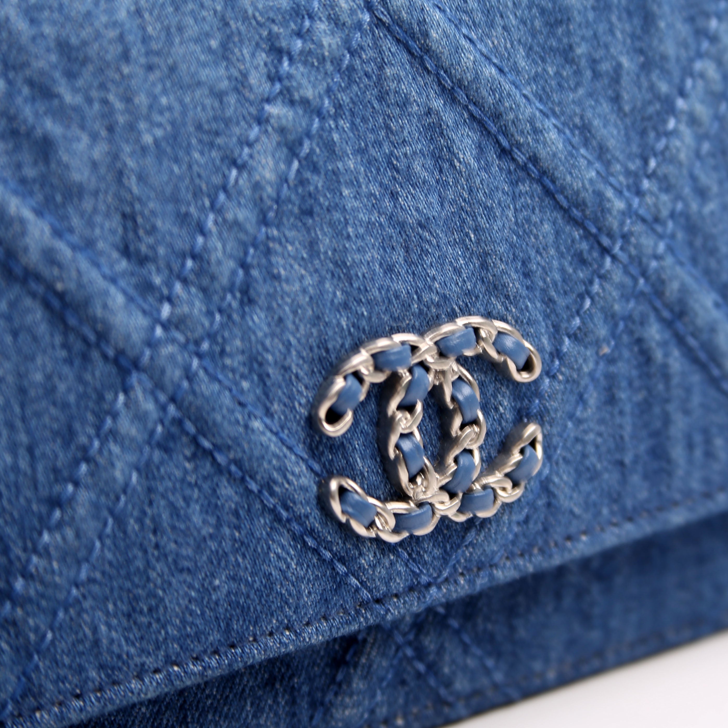 Chanel 19 WOC Quilted Denim 29M