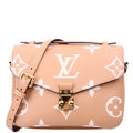Pochette Metis Empreinte Bicolor Tan