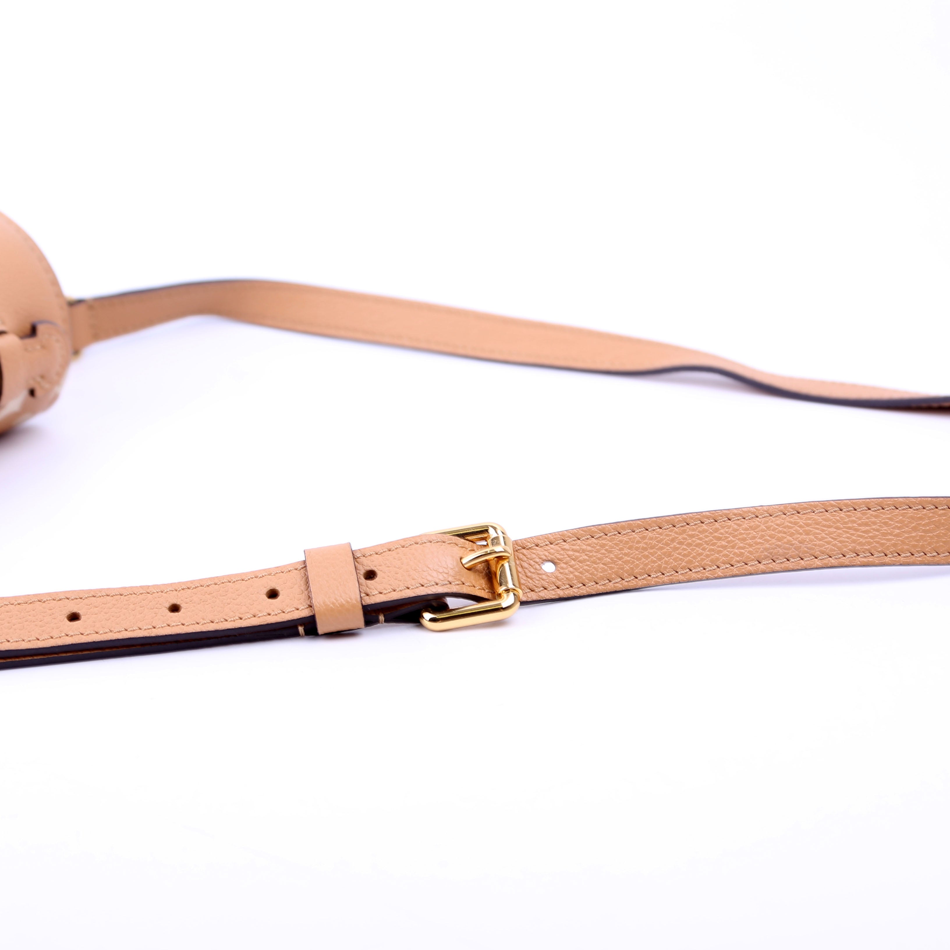 Pochette Metis Empreinte Bicolor Tan