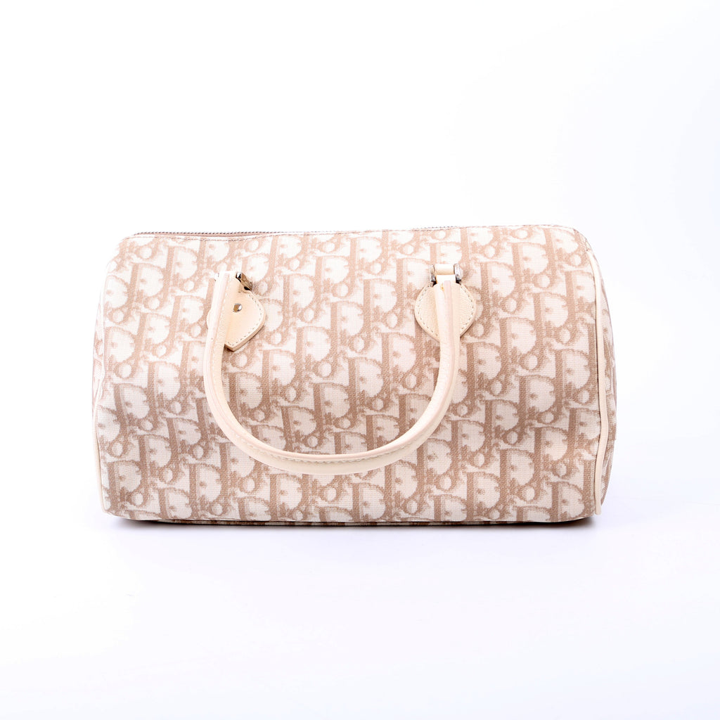 Diorissmo Boston Embroidered Flowers Beige