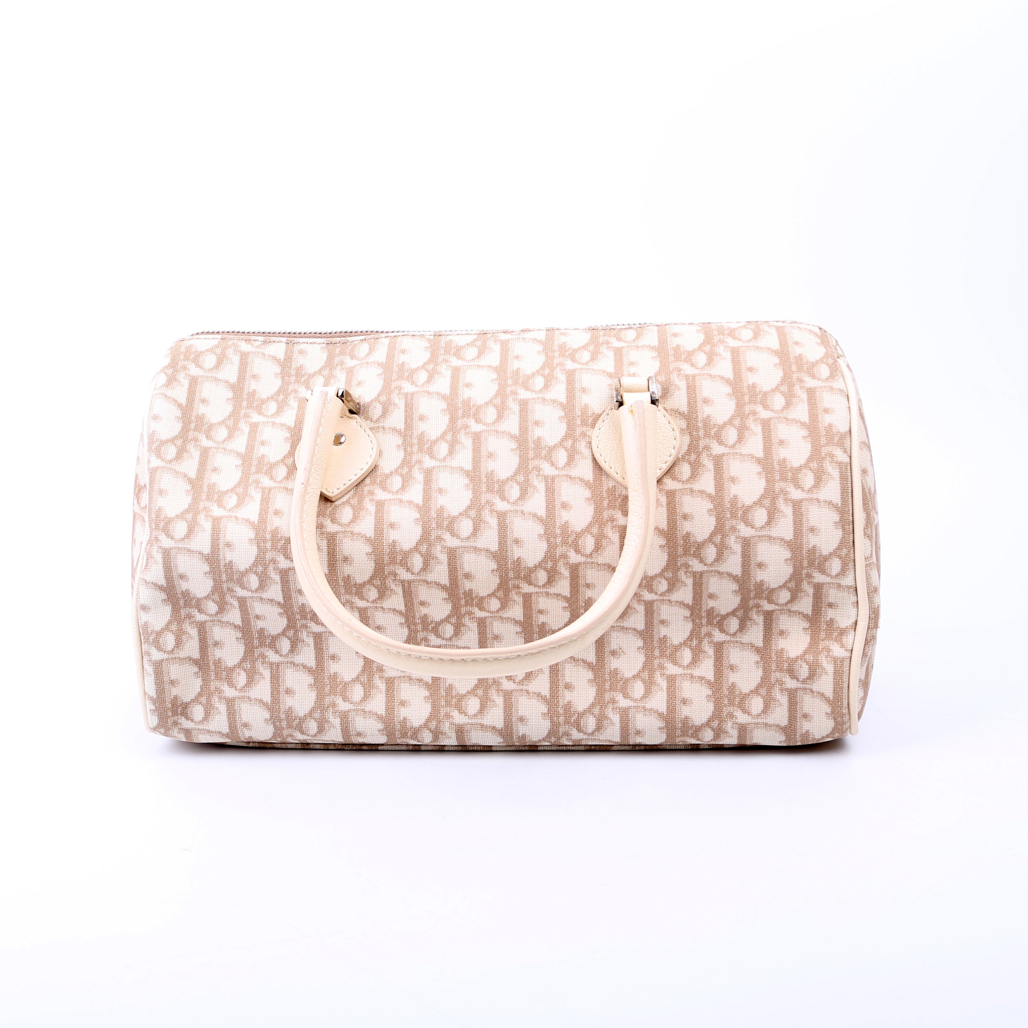Diorissmo Boston Embroidered Flowers Beige