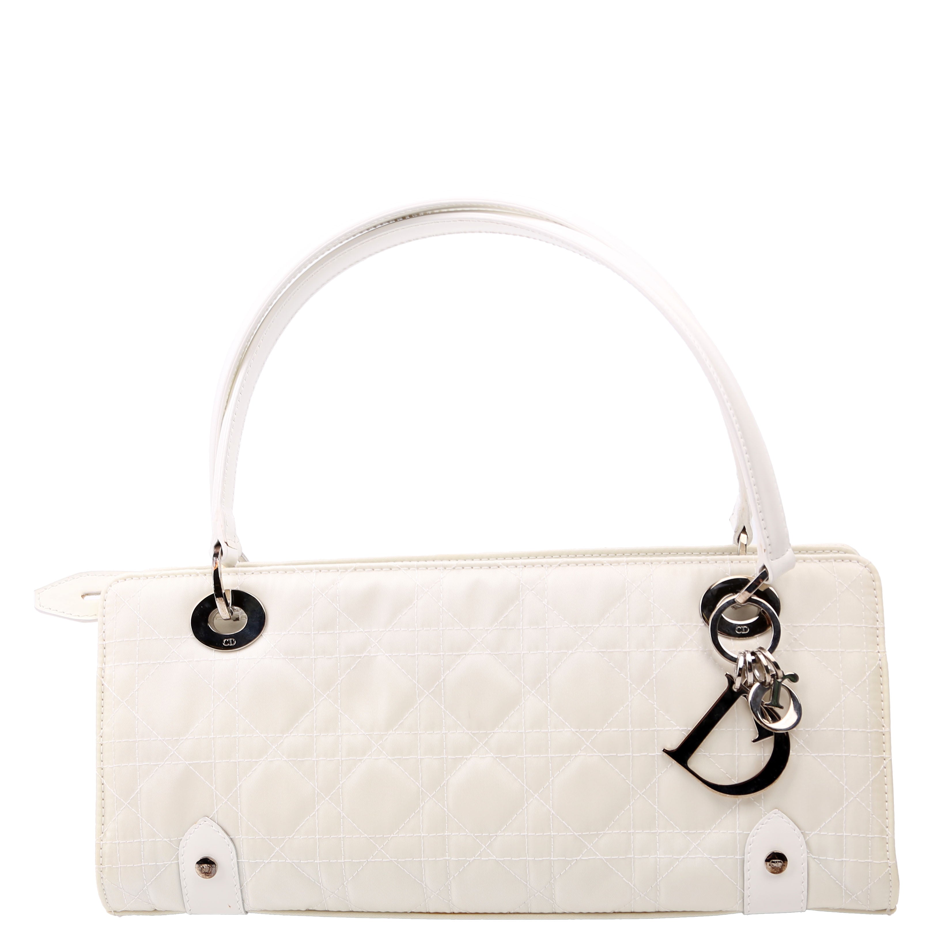 Lady Dior East West Vintage Canvas White