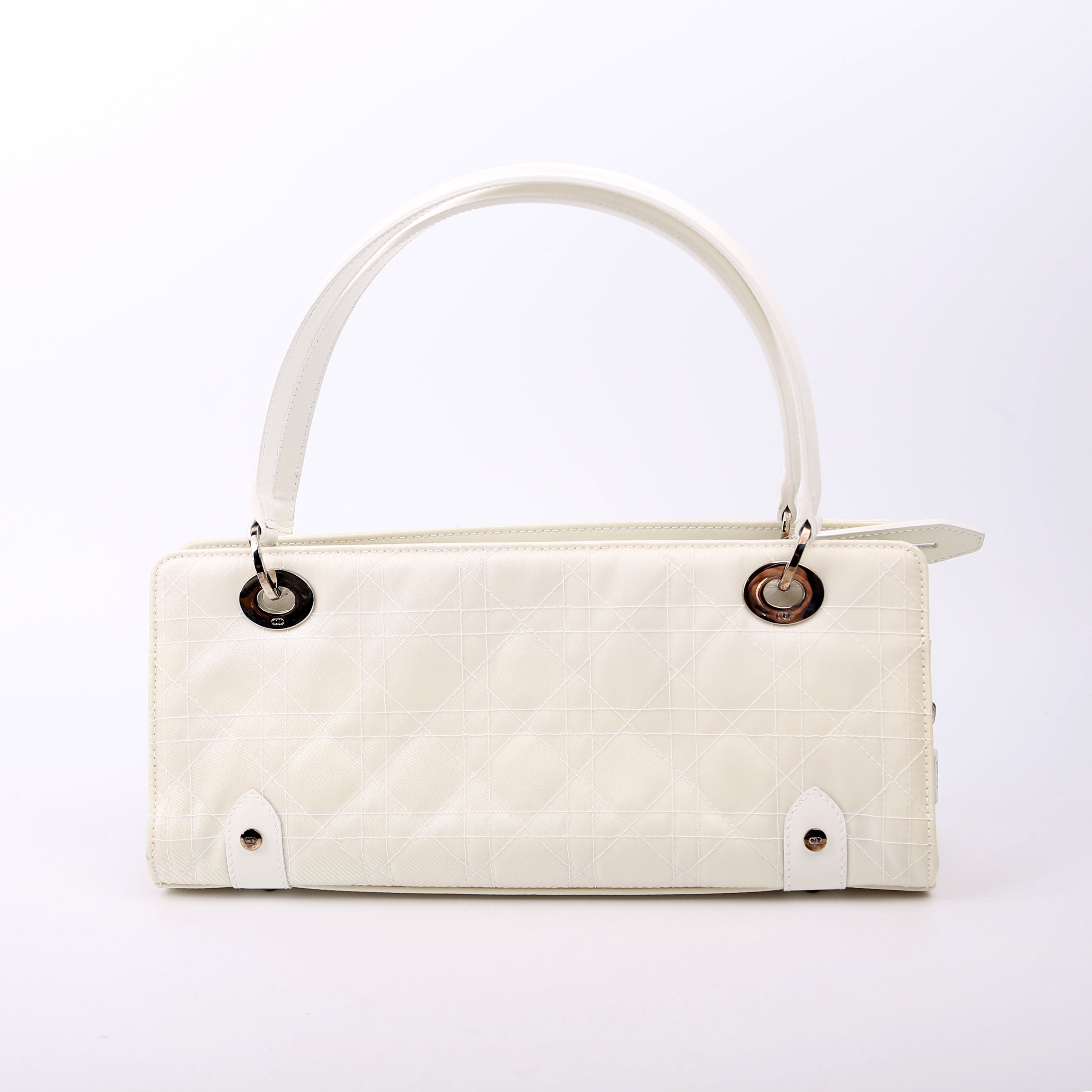 Lady Dior East West Vintage Canvas White