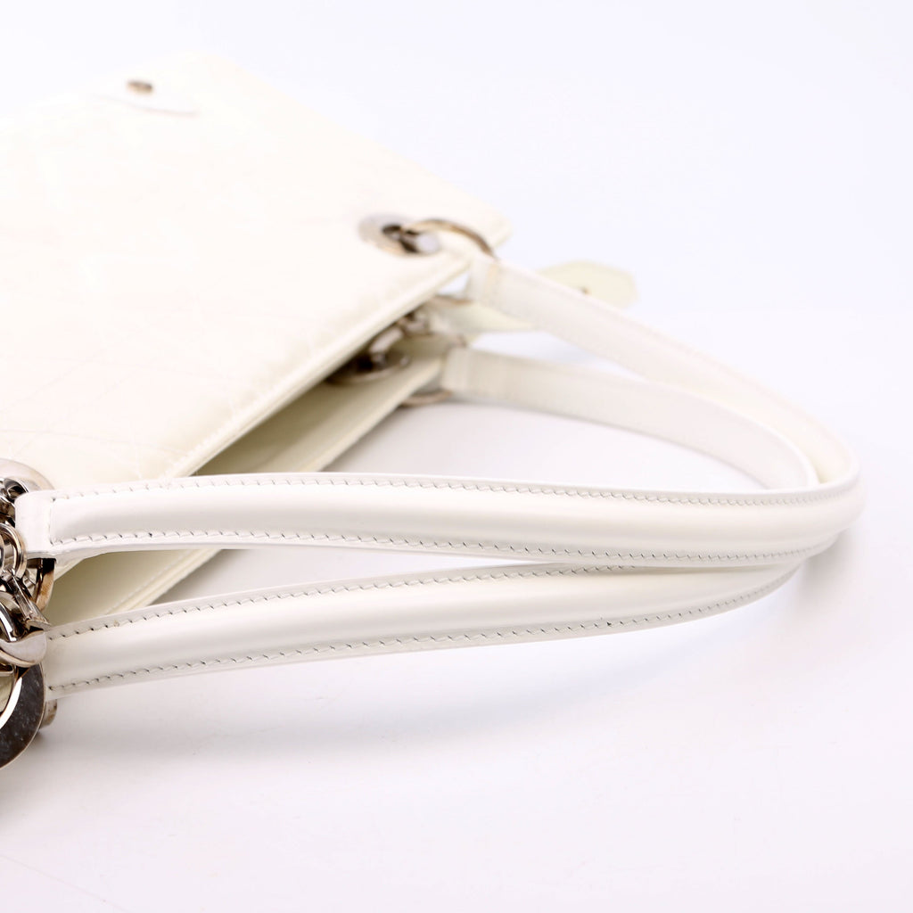 Lady Dior East West Vintage Canvas White