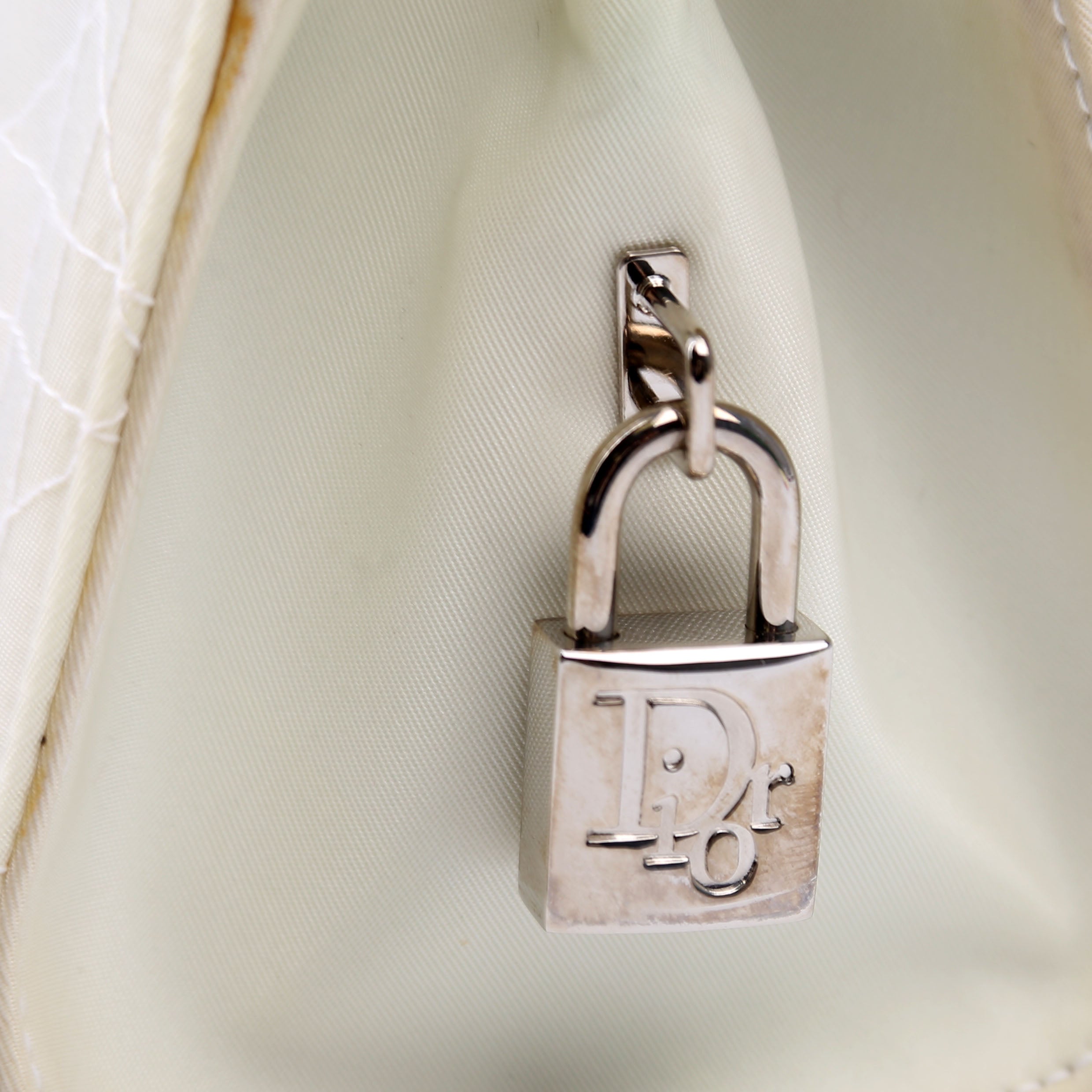 Lady Dior East West Vintage Canvas White