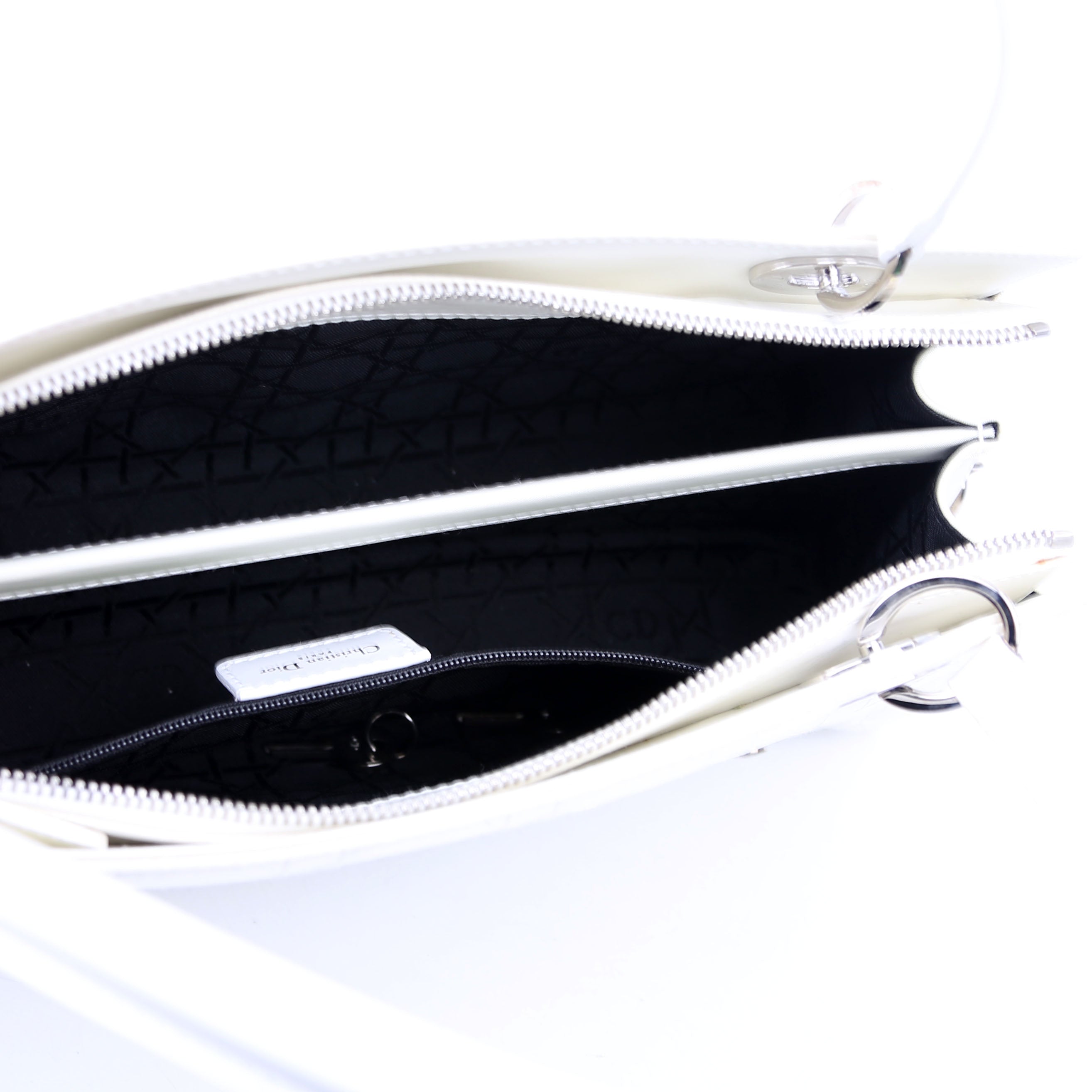Lady Dior East West Vintage Canvas White