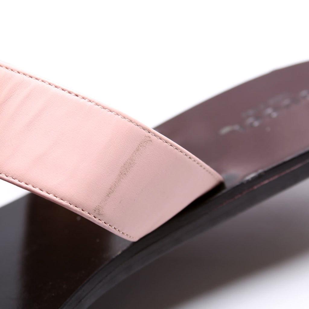Marmont T Strap Sandals Size 41 Blush