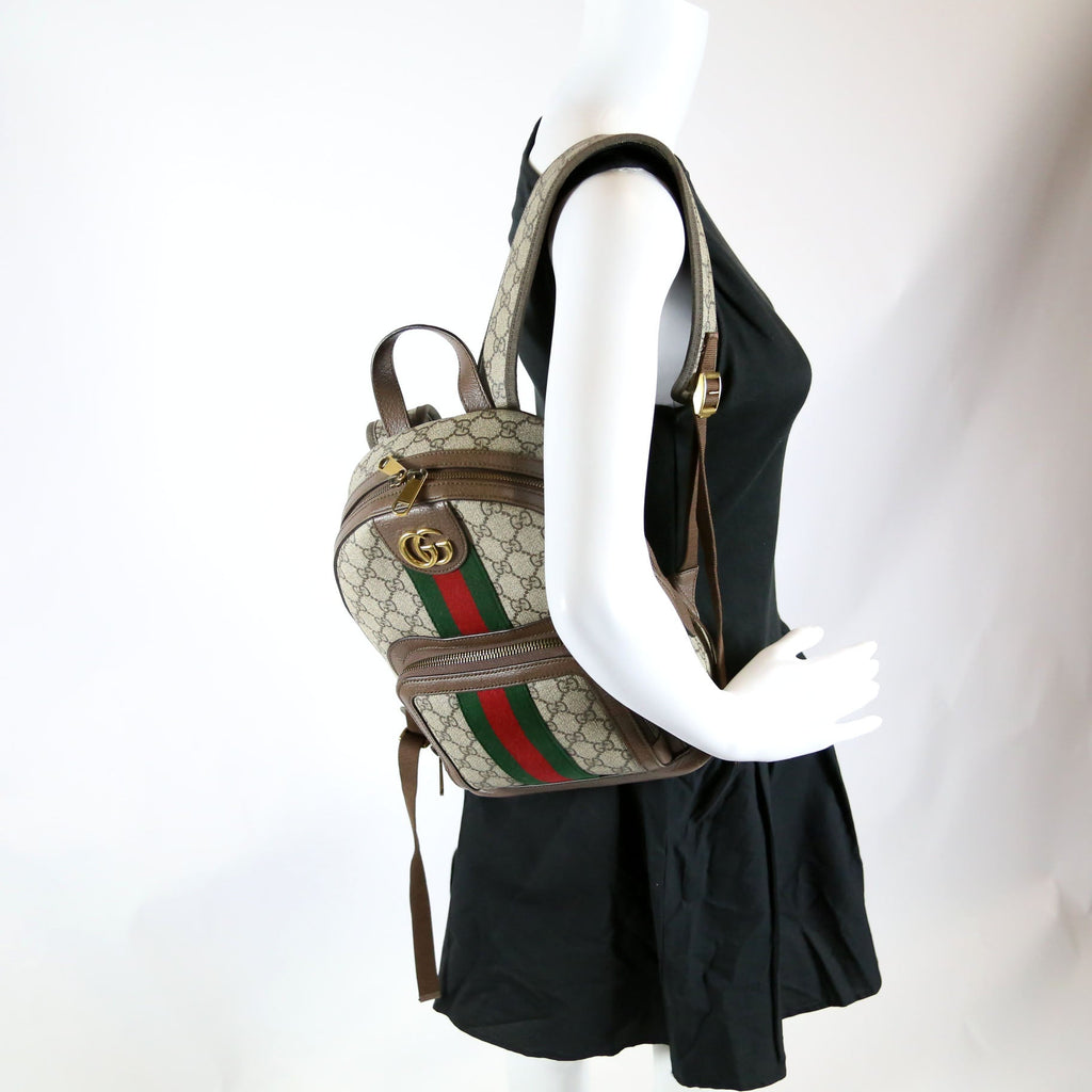 Gucci 547965 GG Supreme Ophidia Backpack