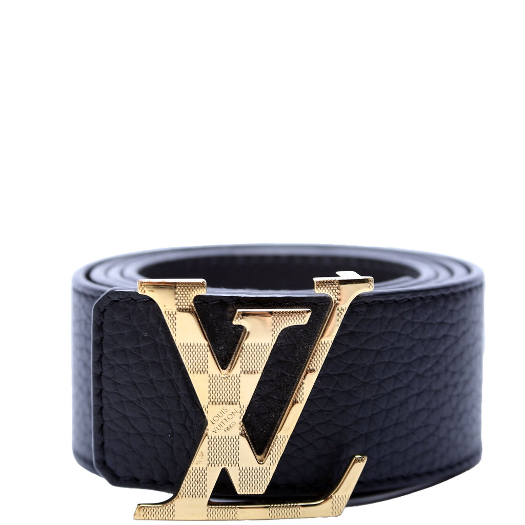 LV Damier Buckle Reversible Leather Belt Size 85/34