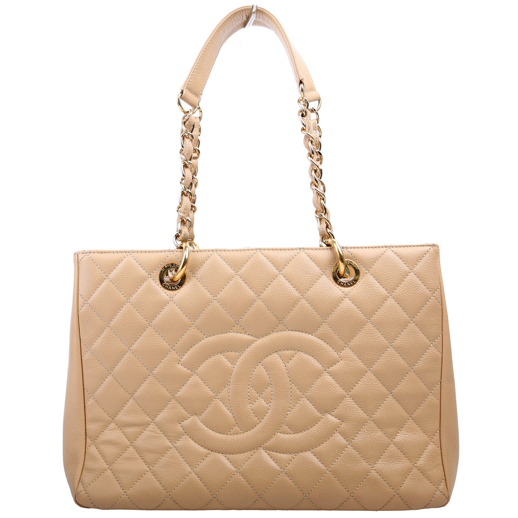 Grand Shopping Tote Caviar Nude