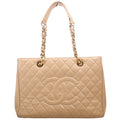 Grand Shopping Tote Caviar Nude