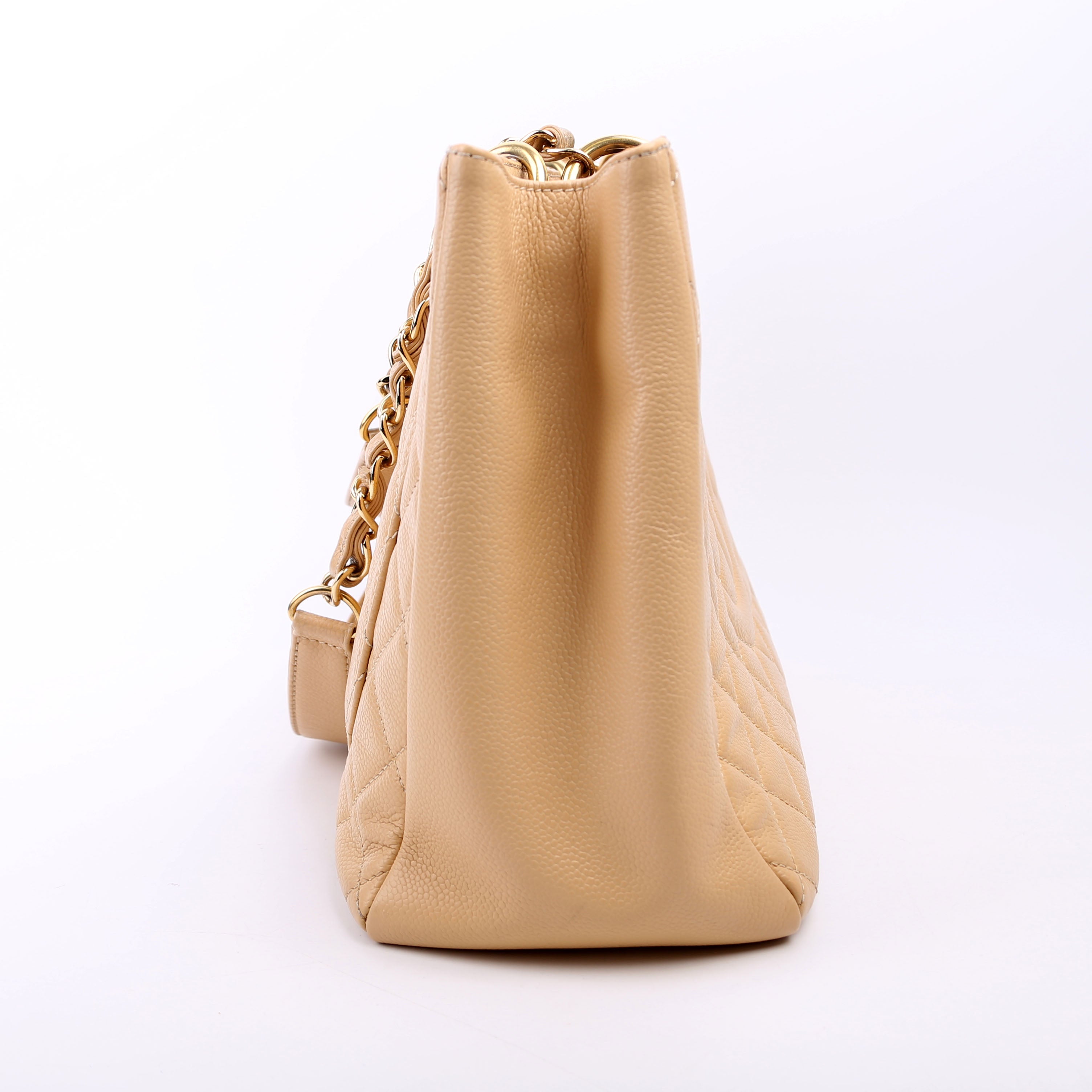 Grand Shopping Tote Caviar Nude