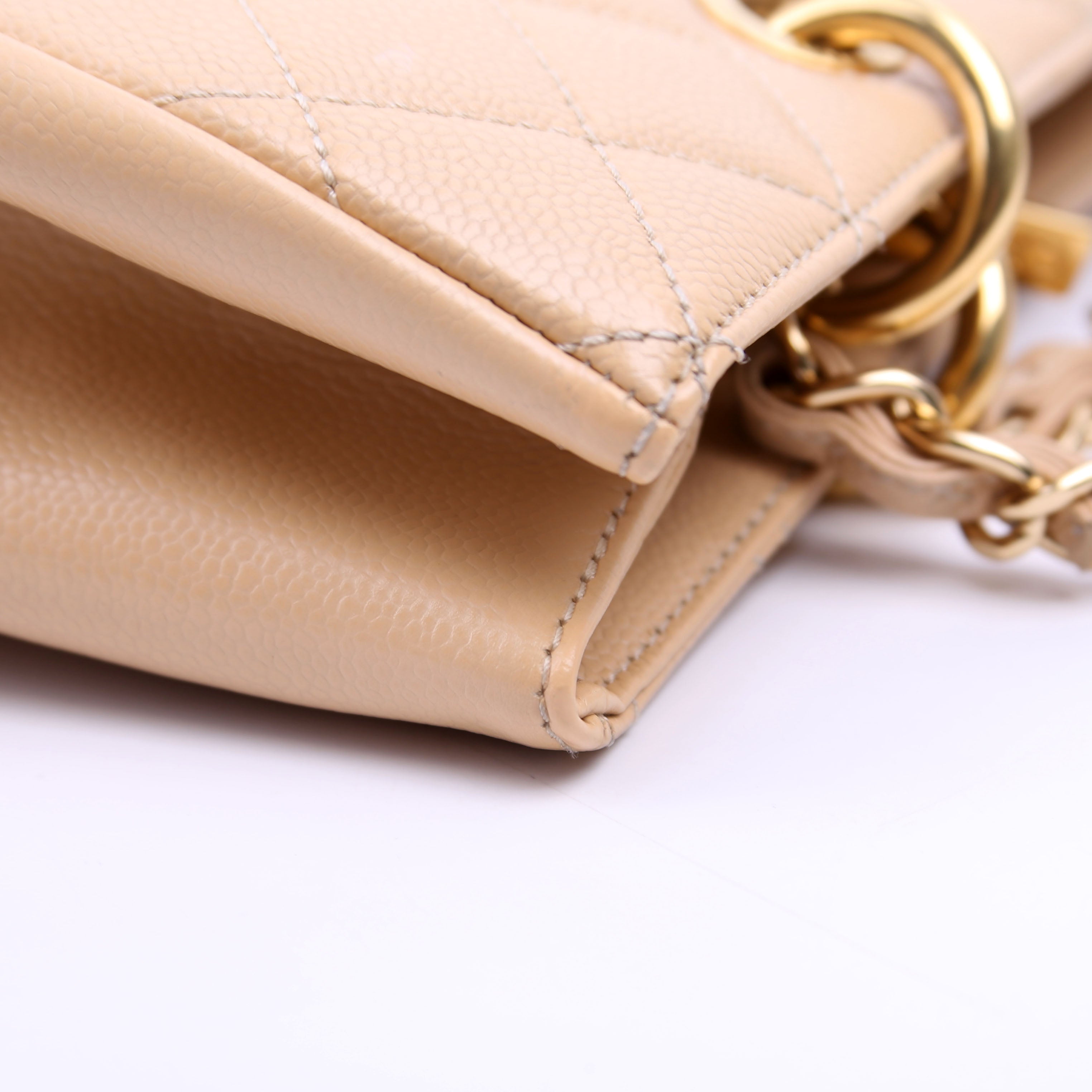 Grand Shopping Tote Caviar Nude