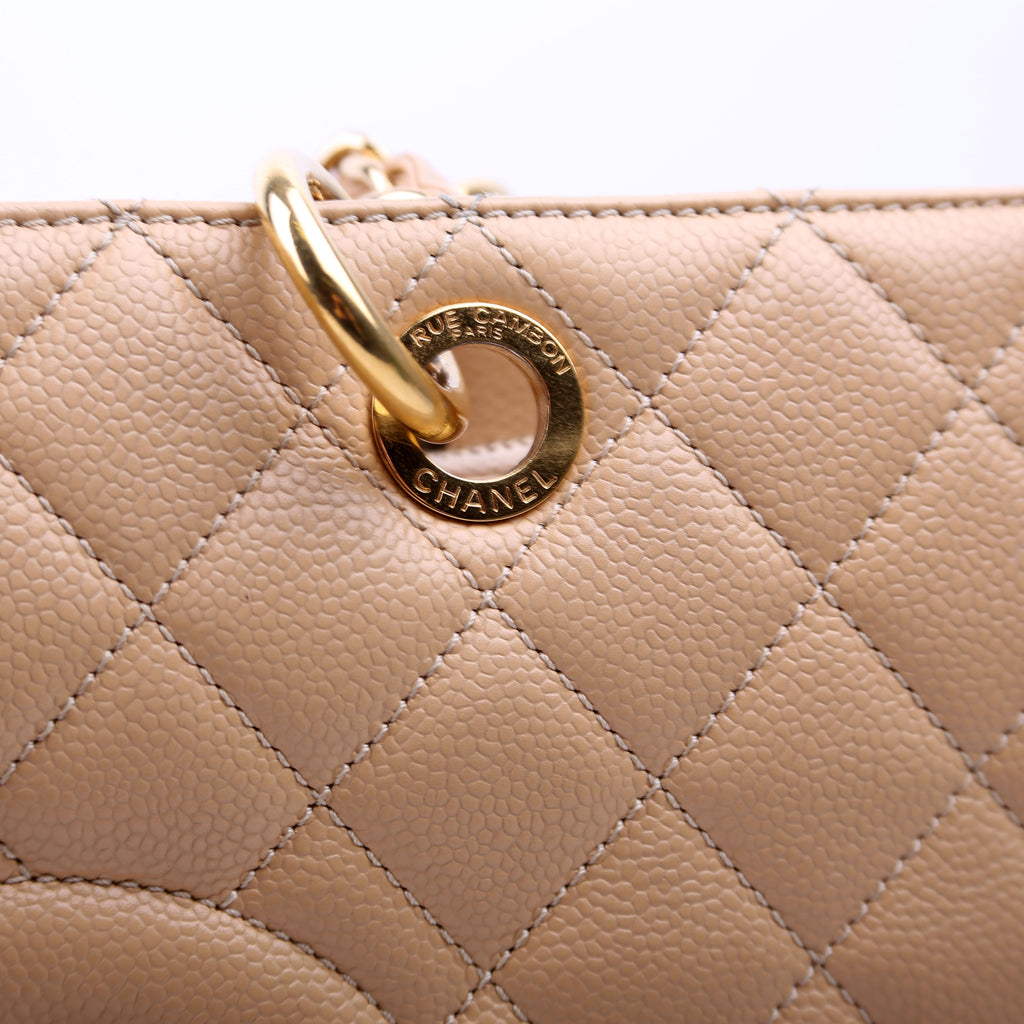Grand Shopping Tote Caviar Nude