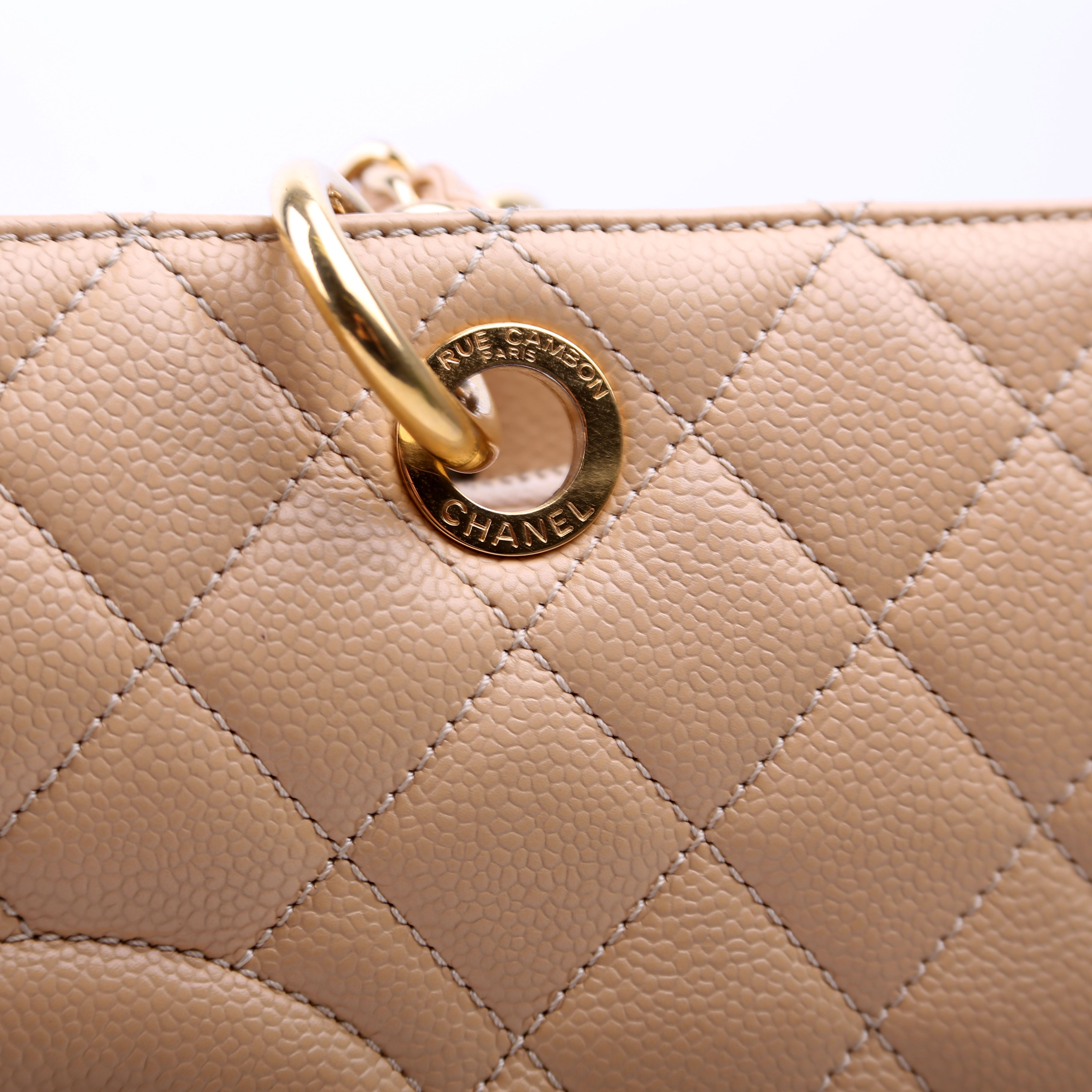 Grand Shopping Tote Caviar Nude