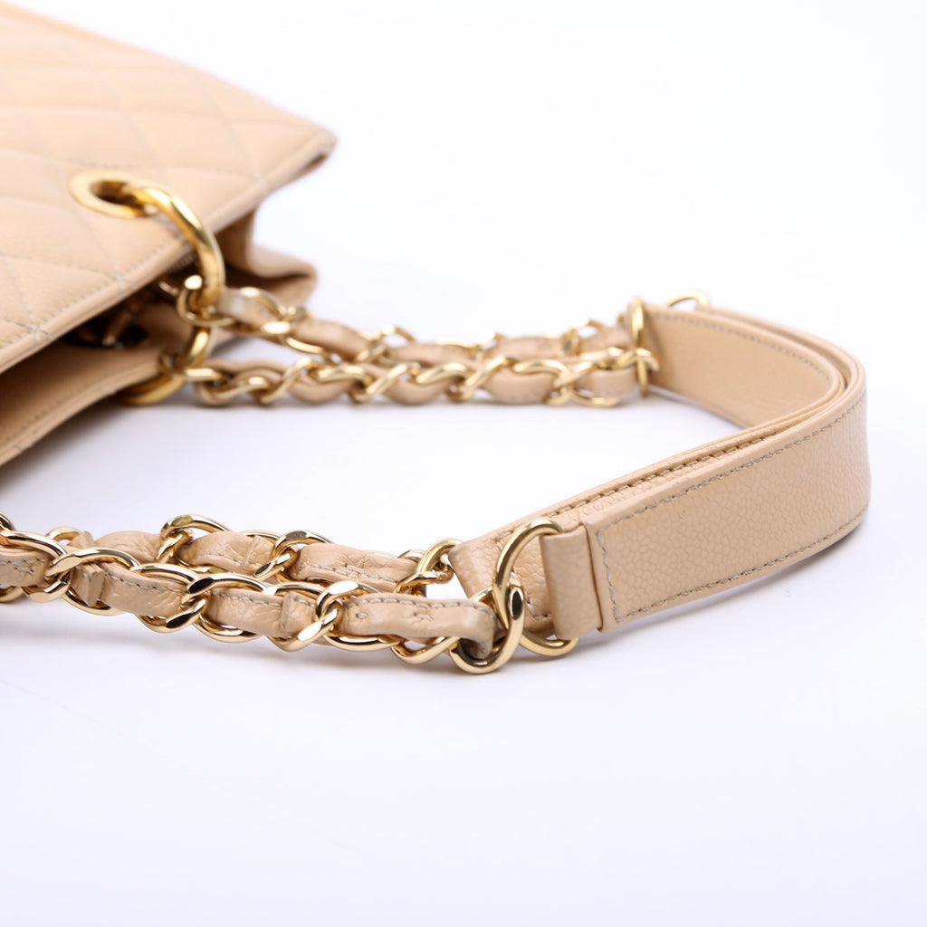 Grand Shopping Tote Caviar Nude