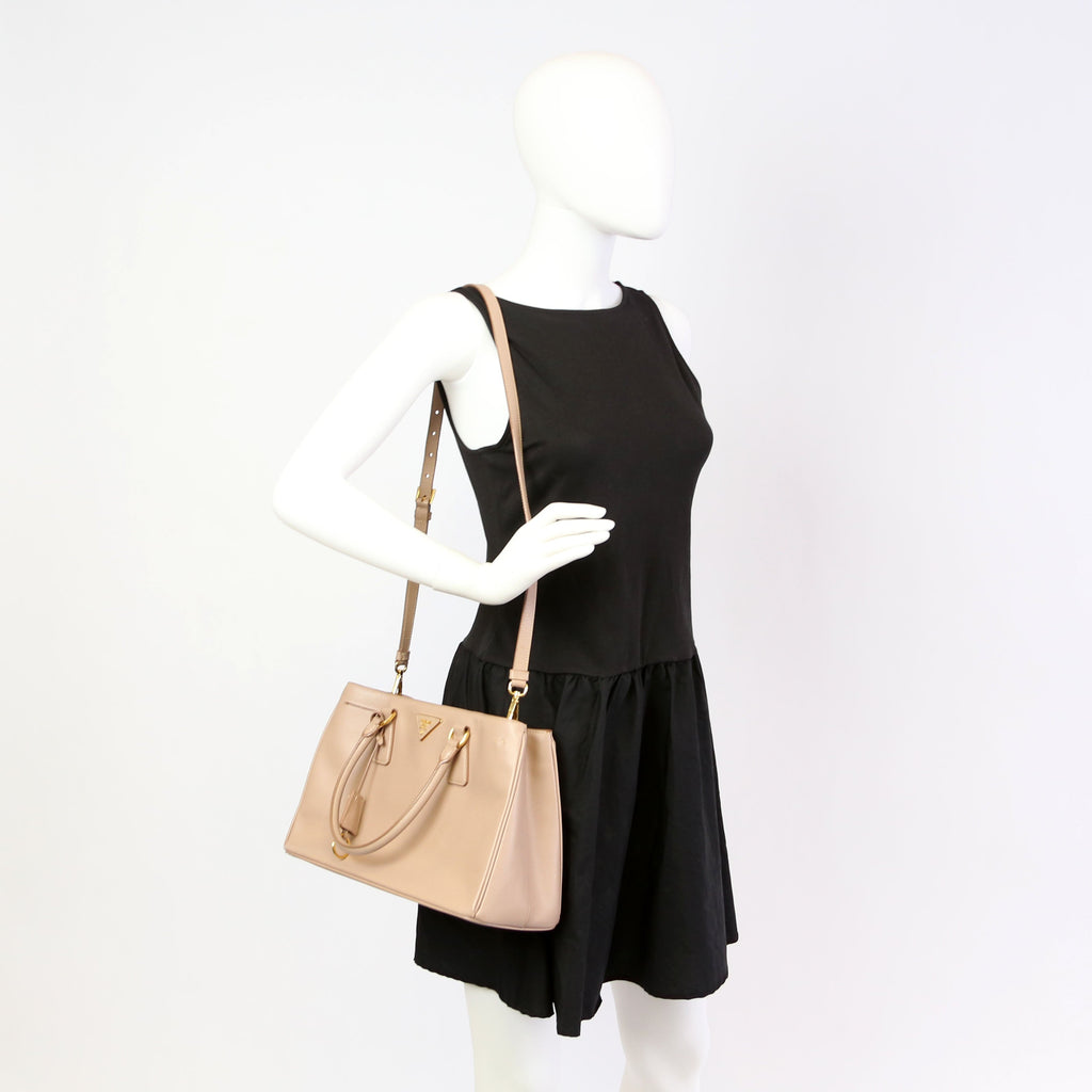 Saffiano Galleria Small Nude