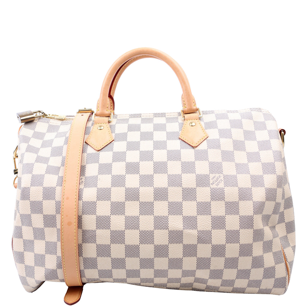 Speedy 35 Damier Azur Bandouliere