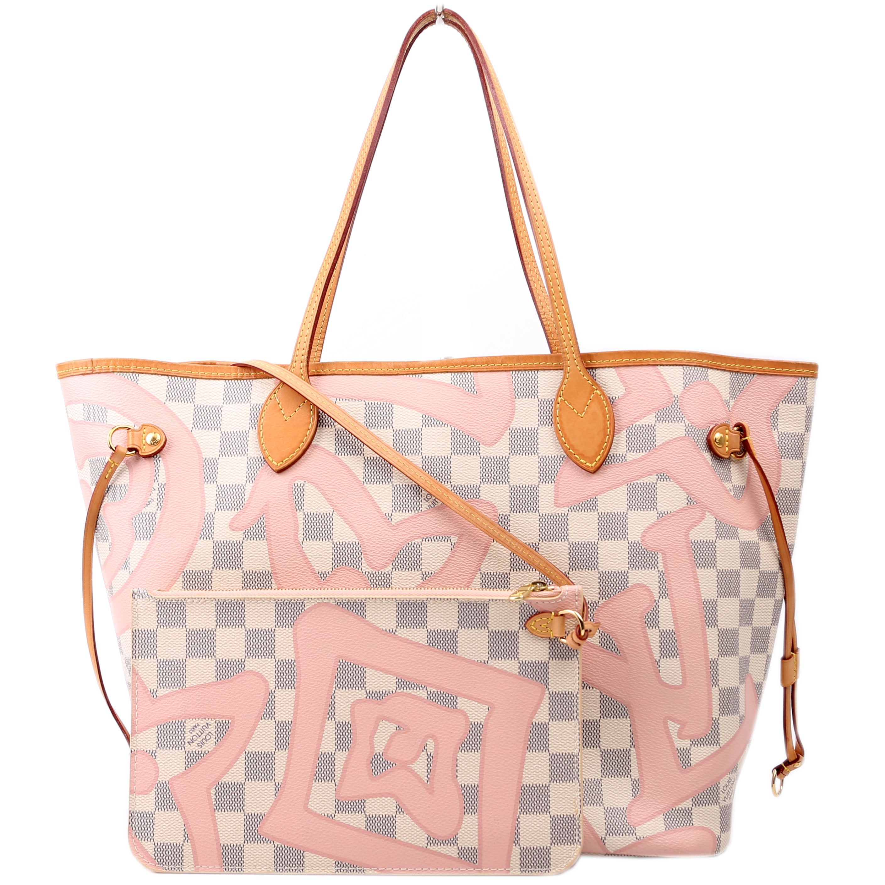 Neverfull With Wallet MM Tahitienne Pink