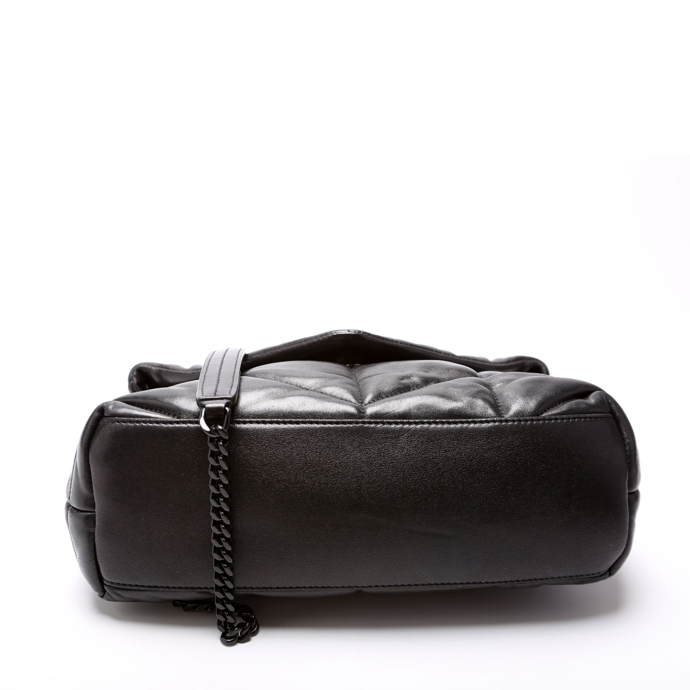 Puffer Quilted Small Lambskin 577476 Black