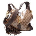 219725 GG Crystal New Jackie Shoulder Medium Brown/Beige