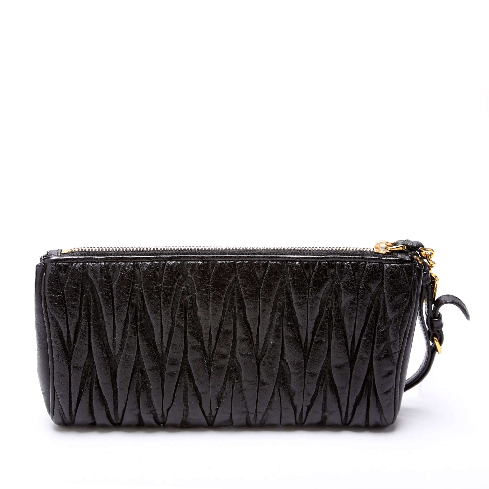 Matelasse Lambskin Clutch Black