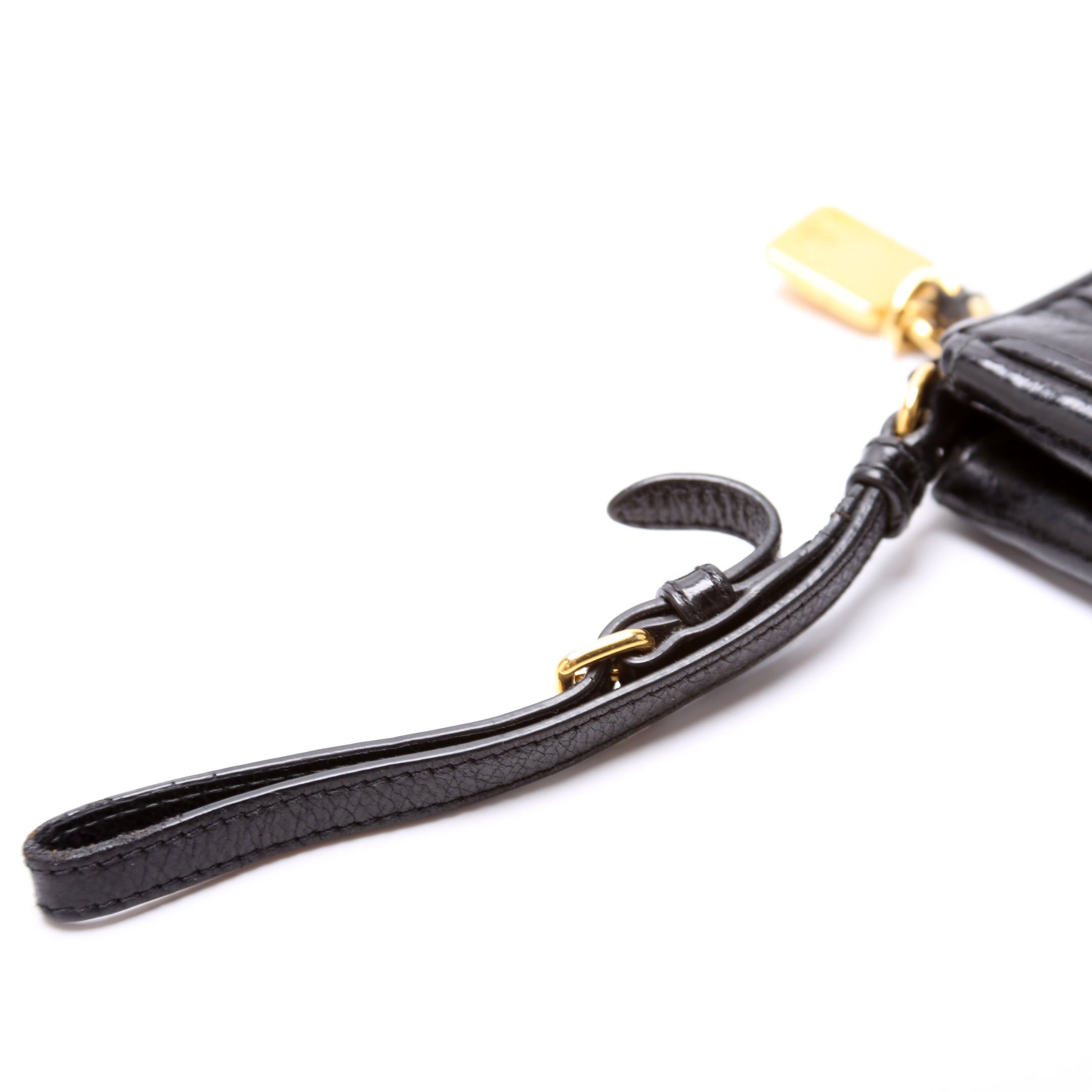 Matelasse Lambskin Clutch Black