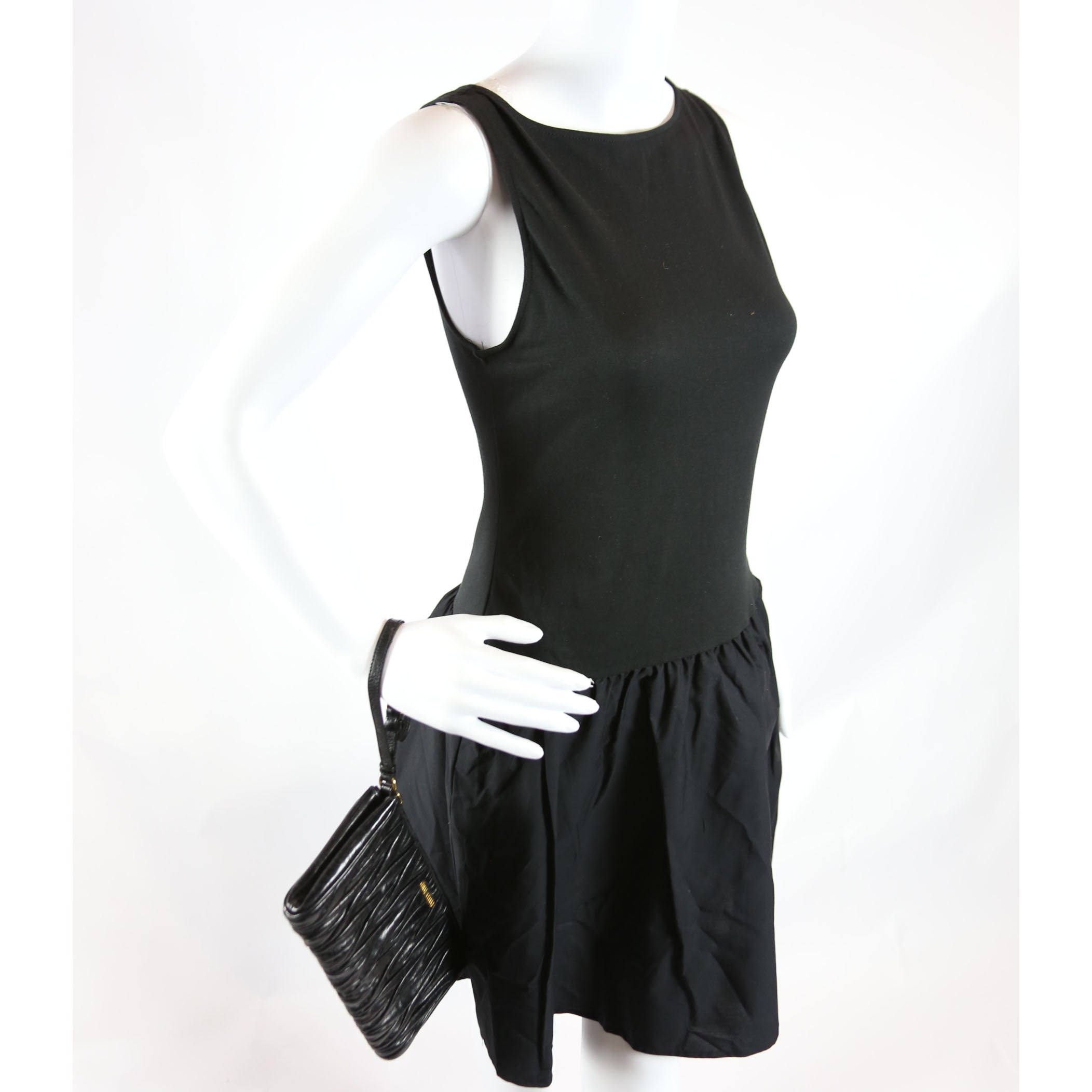 Matelasse Lambskin Clutch Black