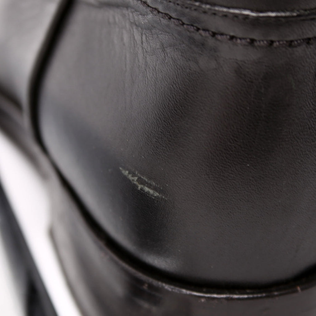 CC Riding Boots Leather Size 39 Black