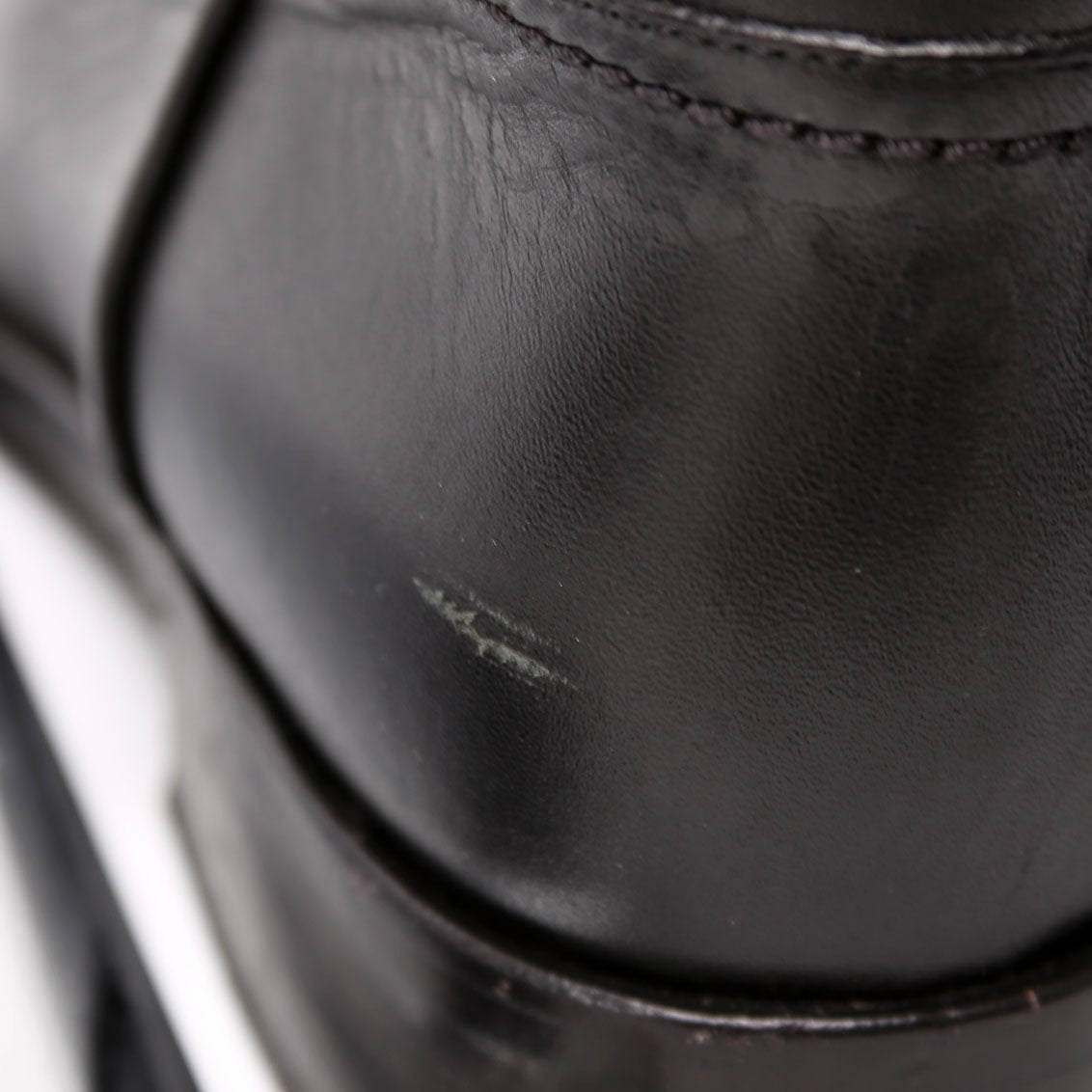 CC Riding Boots Leather Size 39 Black