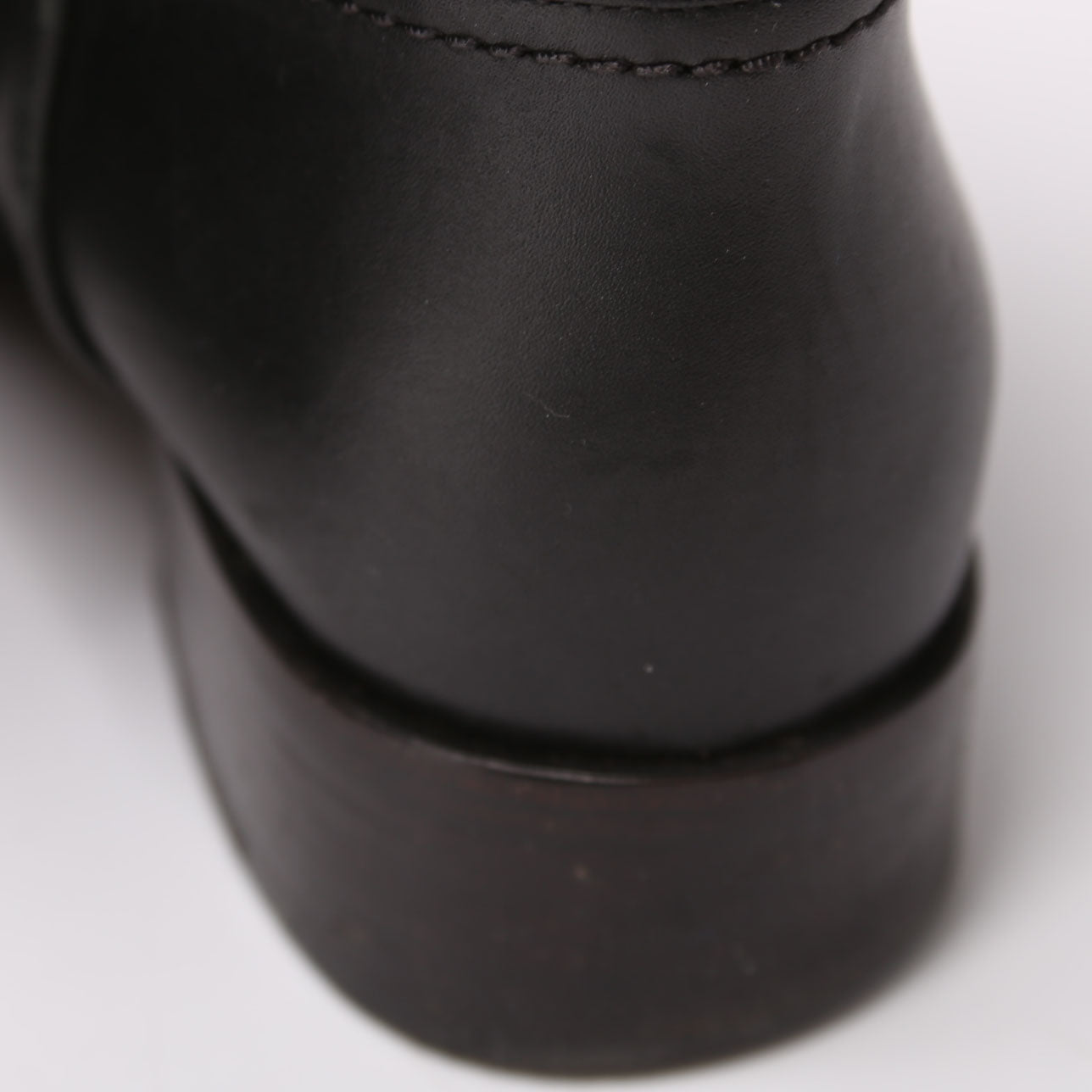 CC Riding Boots Leather Size 39 Black