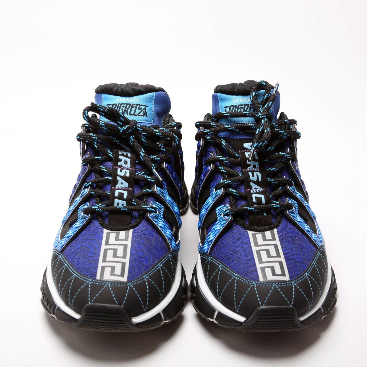 Trigreca Low Top Sneakers Size 40 Black/Blue