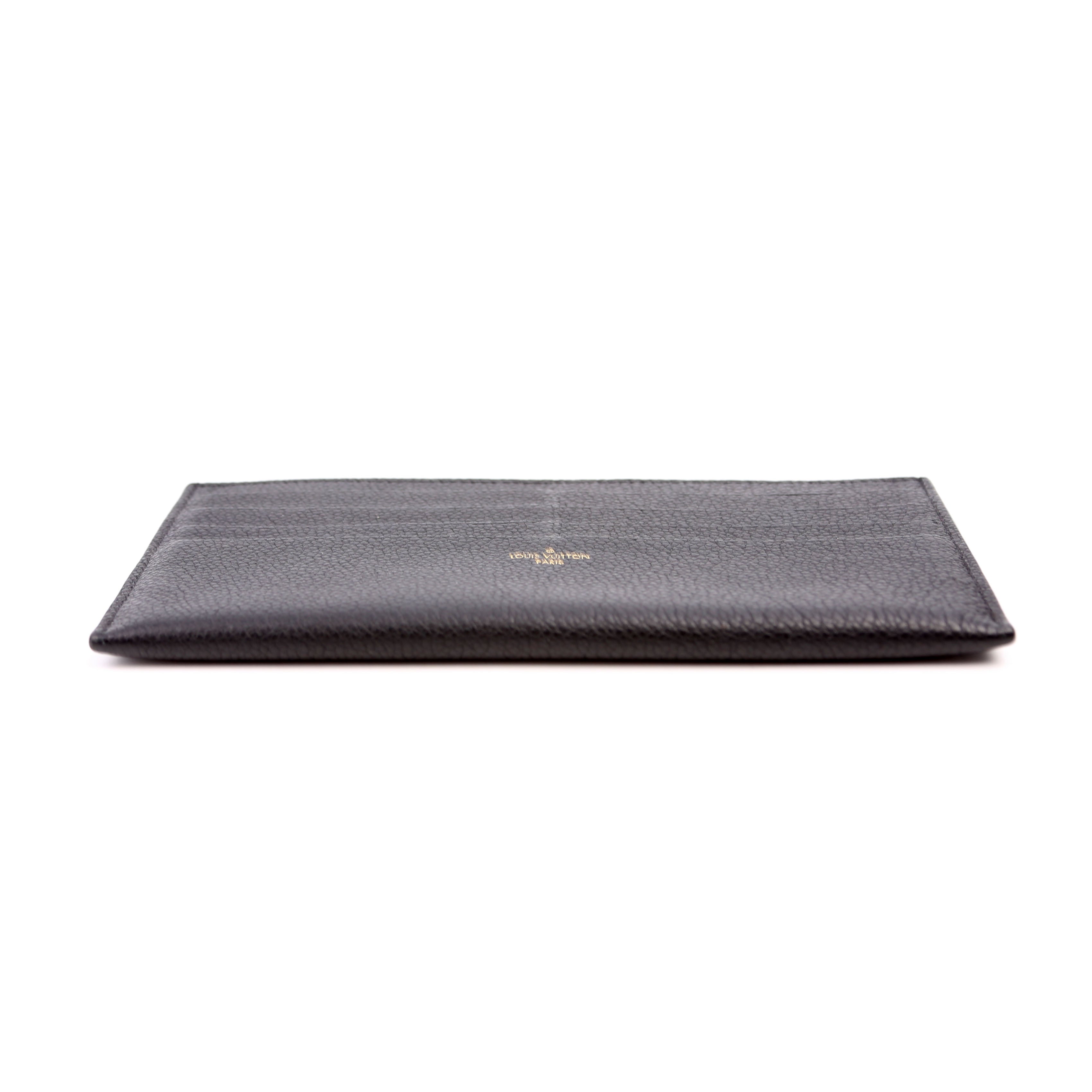 Pochette Felicie Card Insert Only Empreinte Black