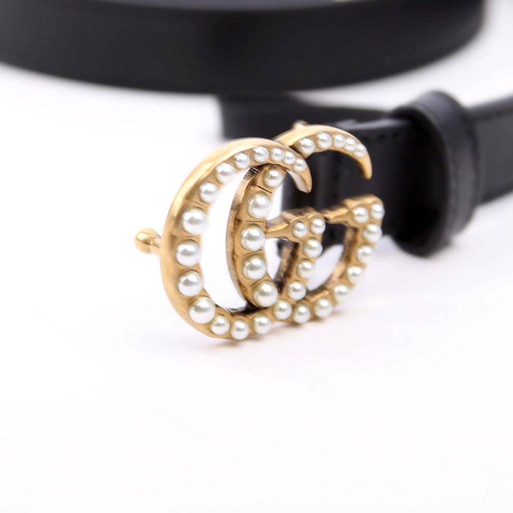 476342 GG Marmont Pearly Belt Size 70/28