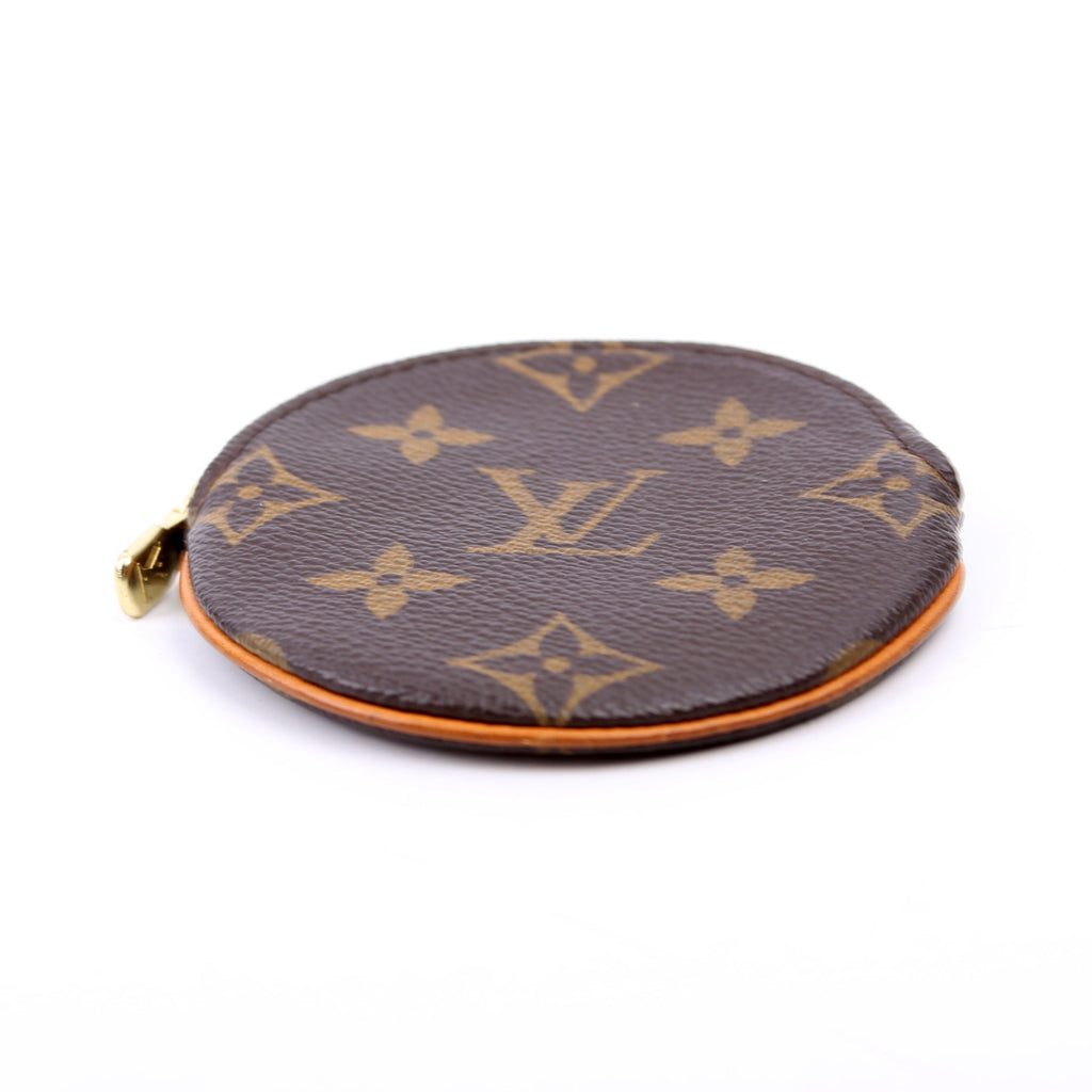 Round Coin Purse Monogram
