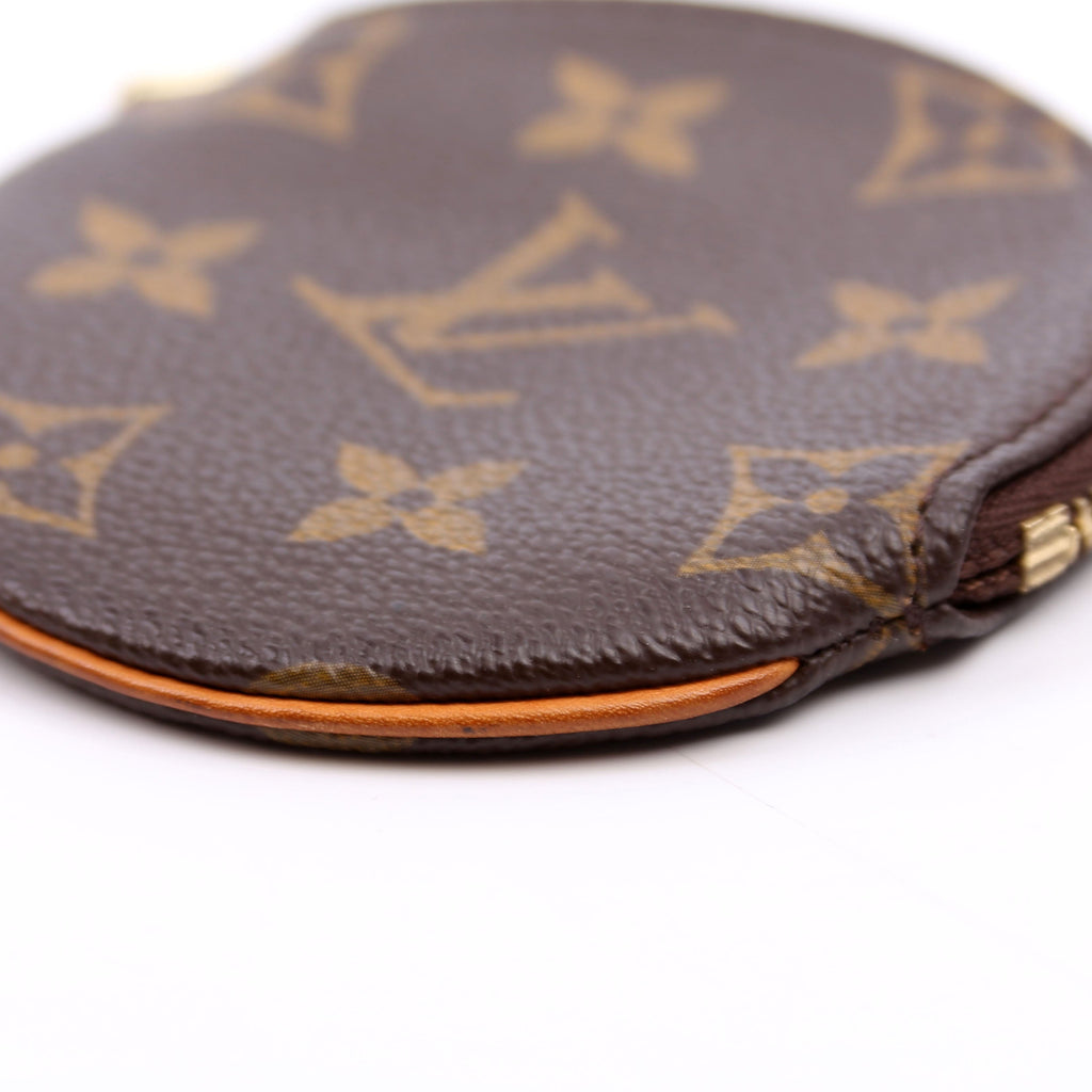 Round Coin Purse Monogram