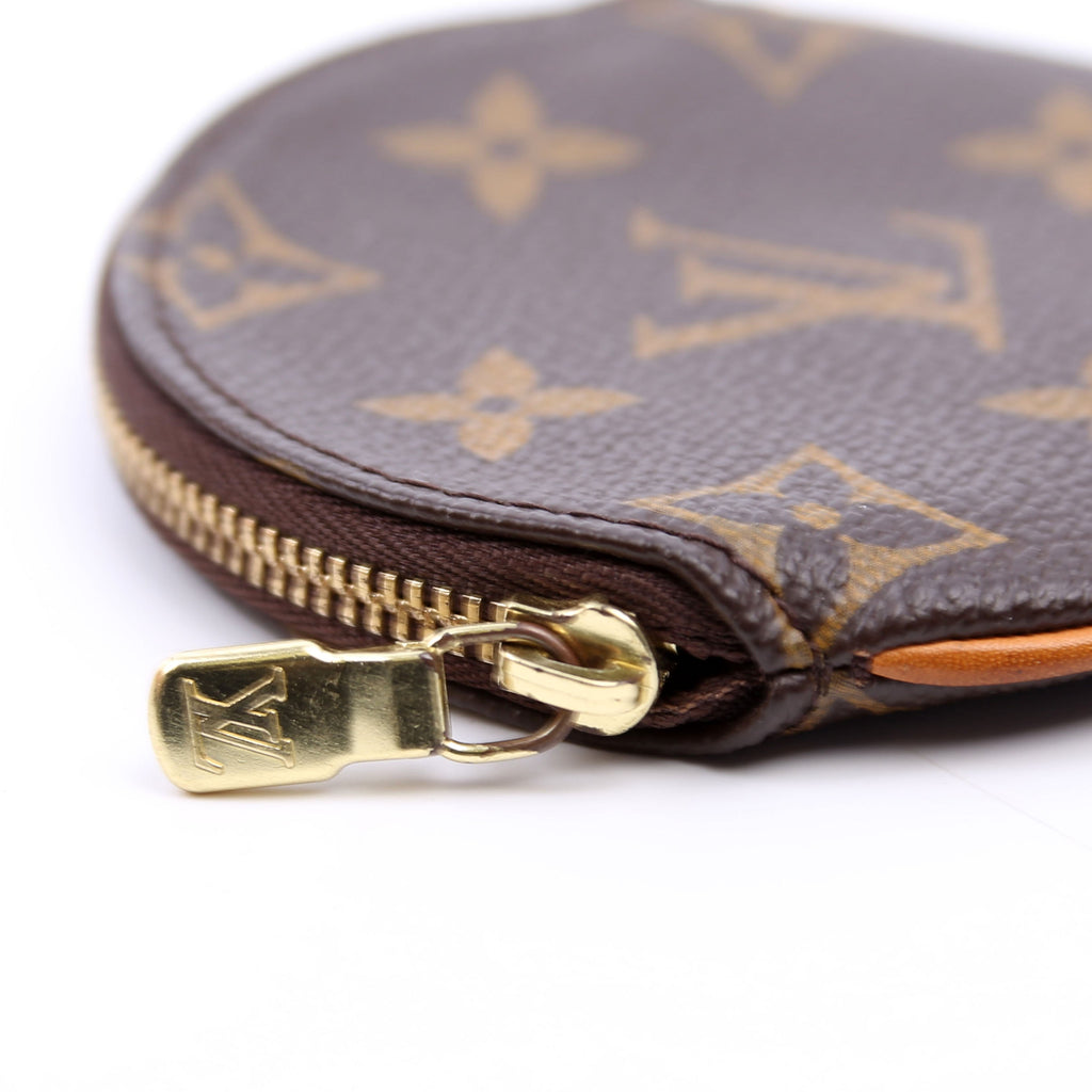 Round Coin Purse Monogram