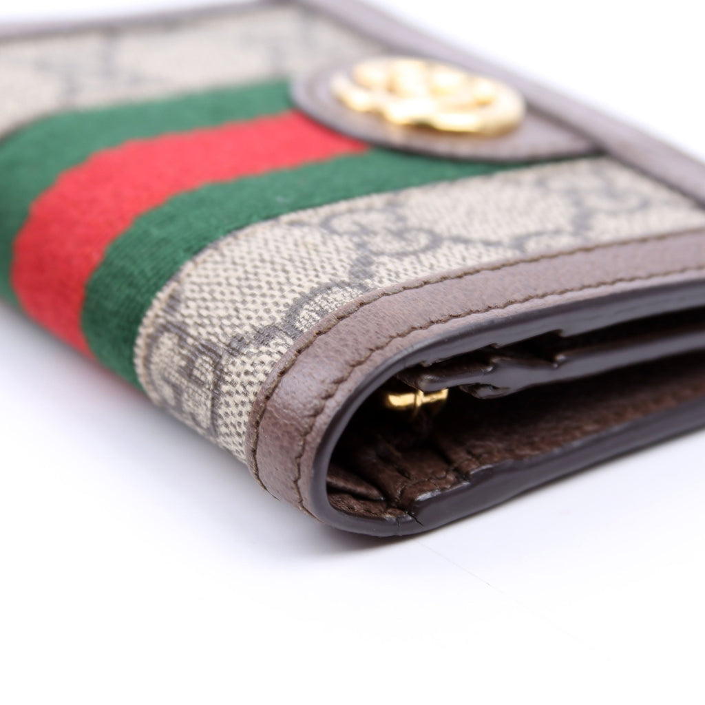 523155 Ophidia GG Card Case Wallet