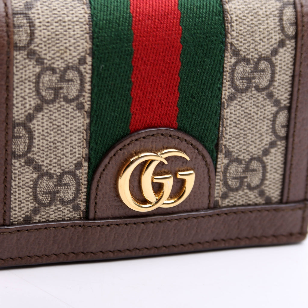 523155 Ophidia GG Card Case Wallet