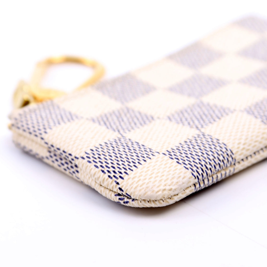 Pochette Cles Damier Azur