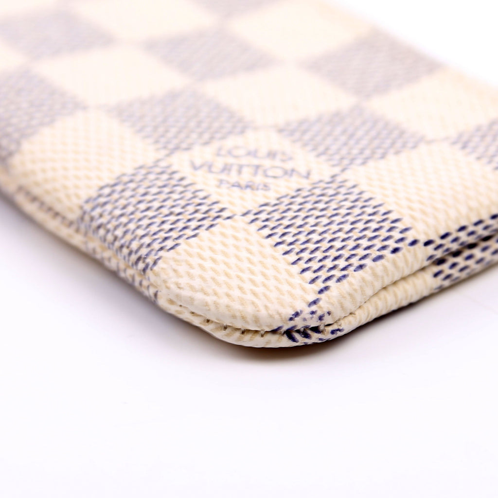 Pochette Cles Damier Azur