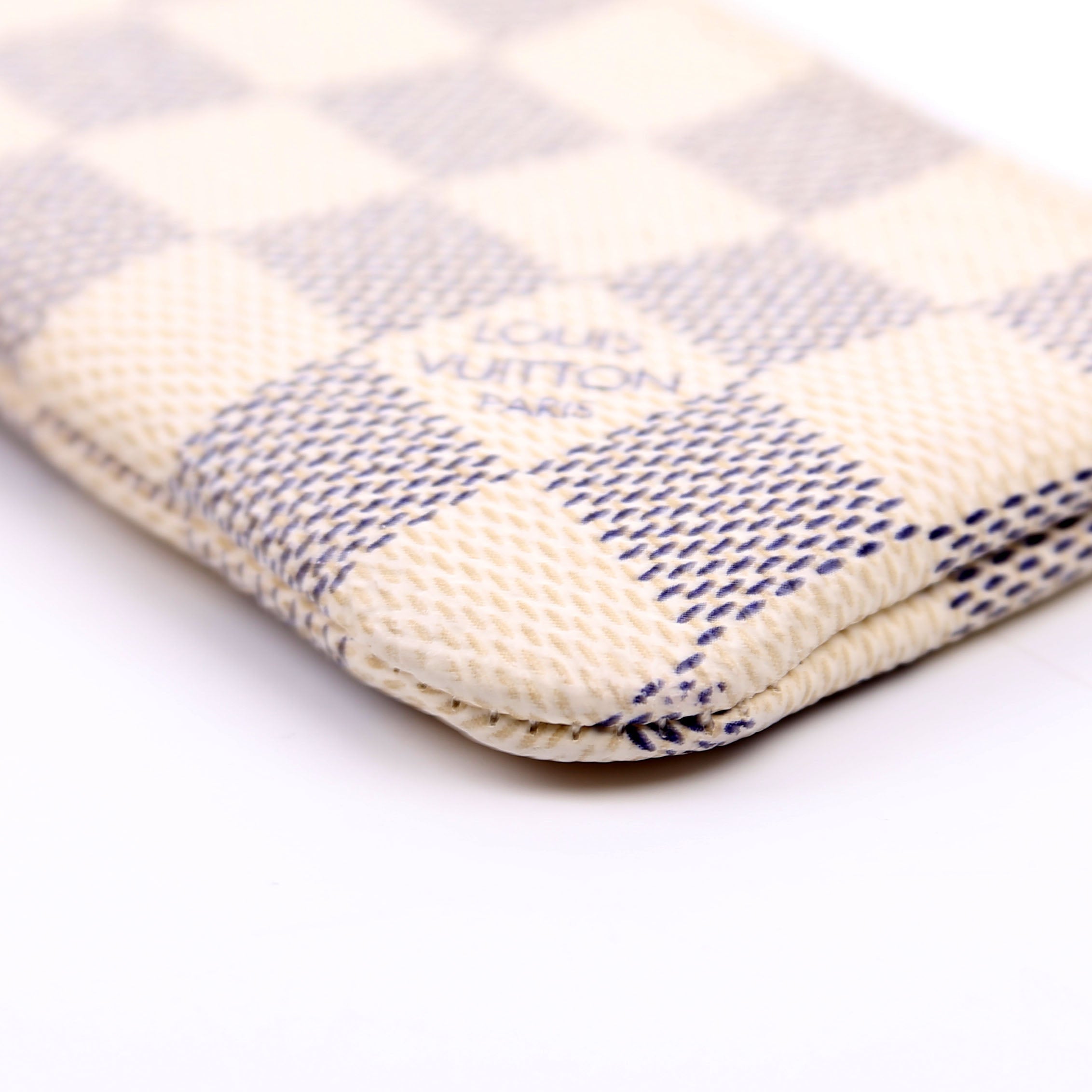 Pochette Cles Damier Azur