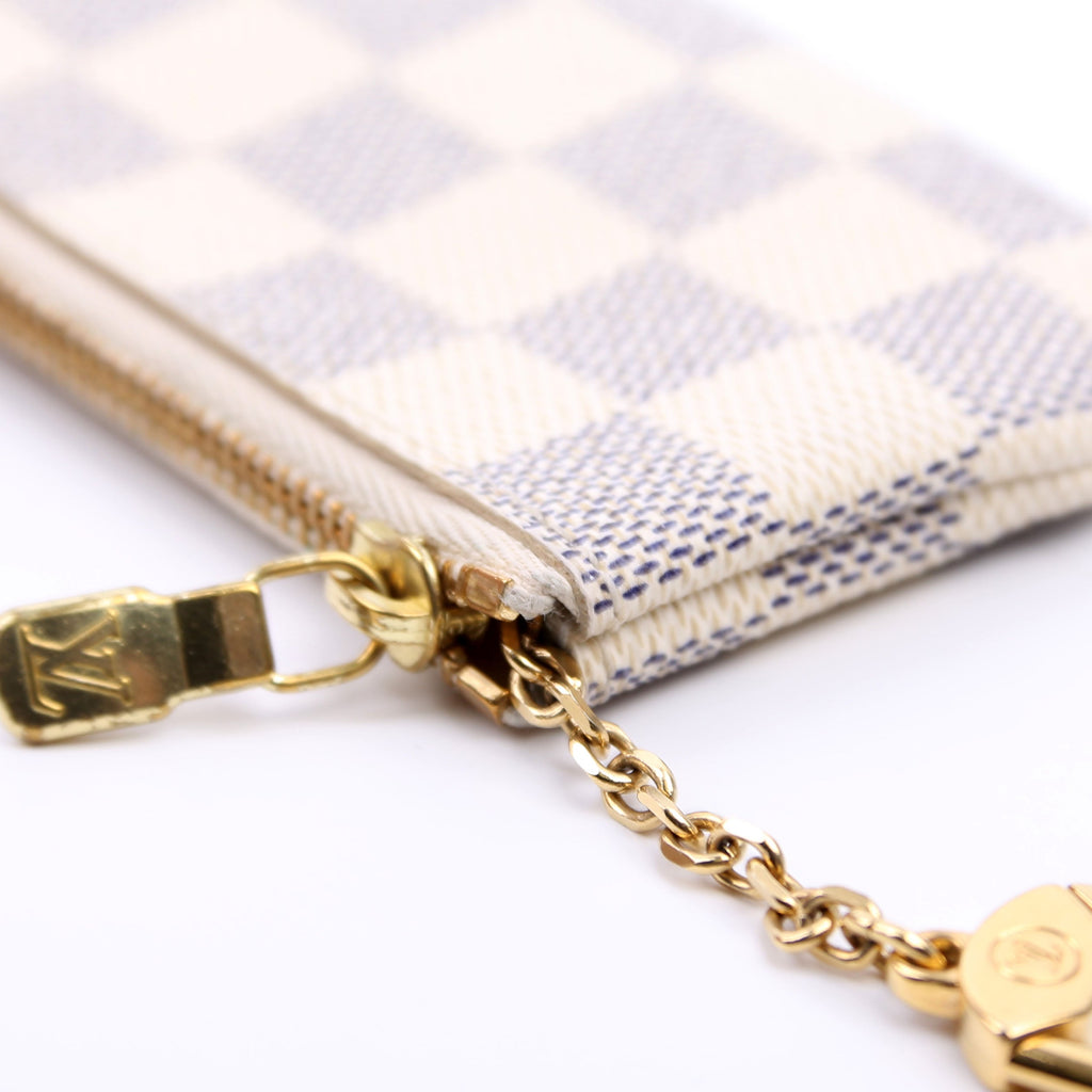 Pochette Cles Damier Azur