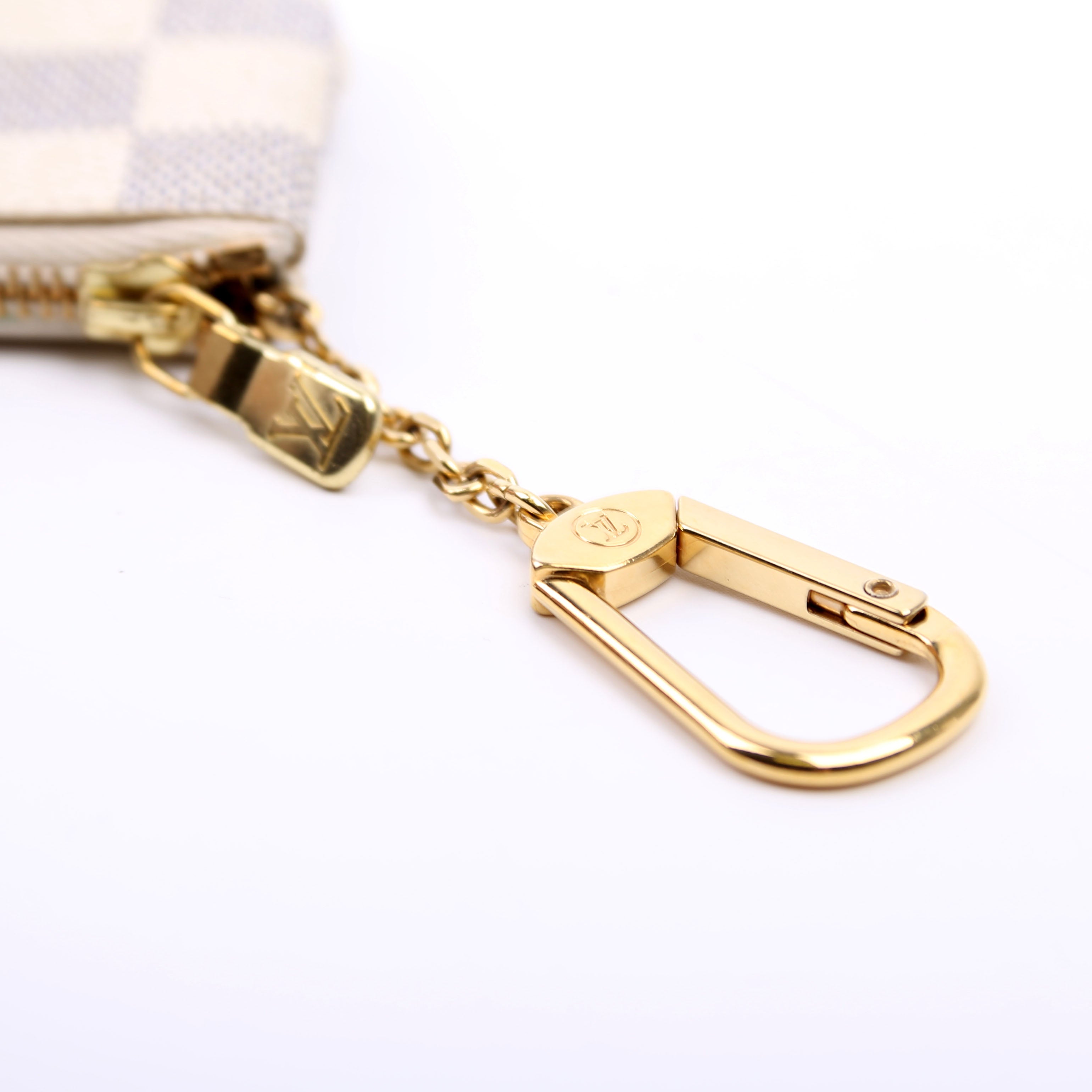 Pochette Cles Damier Azur