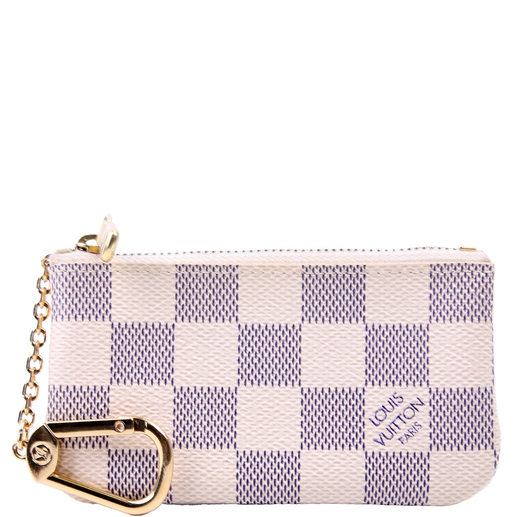 Pochette Cles Damier Azur