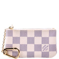 Pochette Cles Damier Azur