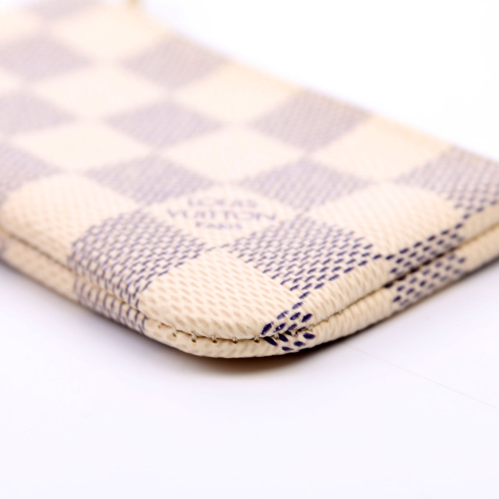 Pochette Cles Damier Azur